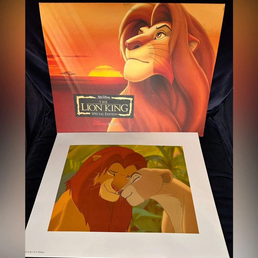 The Lion King Special Edition Posters w/set of 4 pictures. Excellent Condition